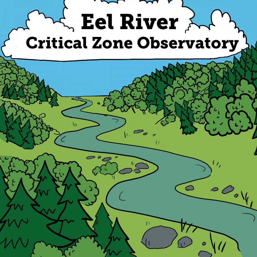 Eel River Critical Zone observatory graphic